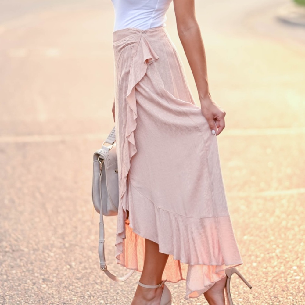Closet Candy Boutique Dusty Rose Skirt